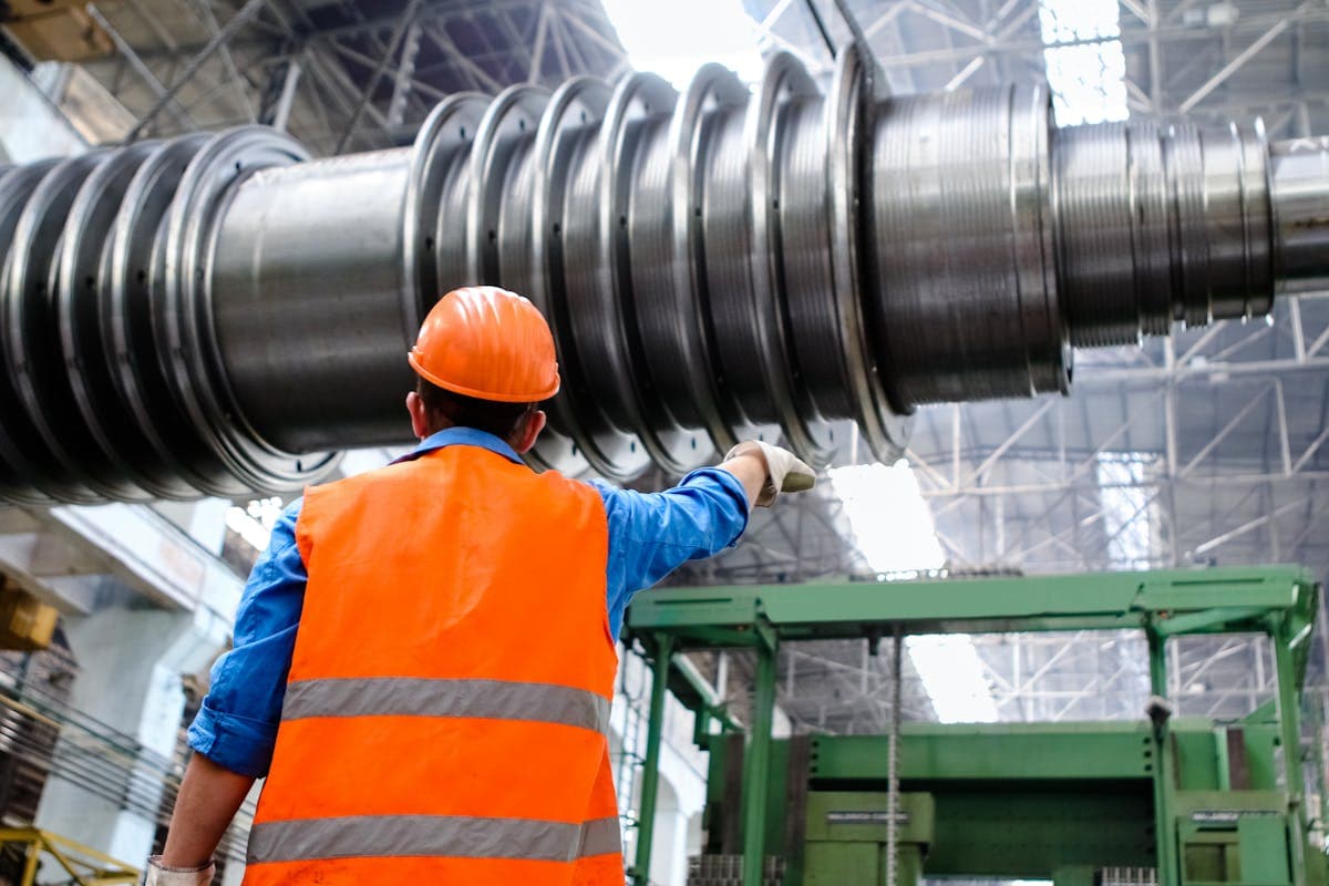 Safety professional conducting a site inspection